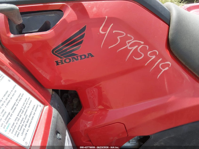 2024 Honda Trx520 Fm VIN: 1HFTE4416R4000427 Lot: 43778859