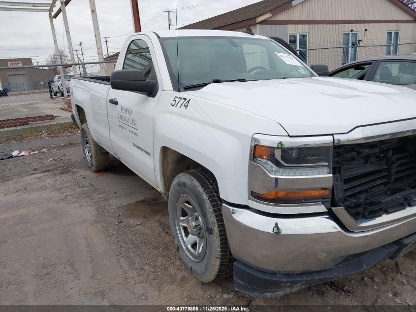 2018 Chevrolet Silverado 1500 Ls VIN: 1GCNCNEH4JZ145824 Lot: 43778886