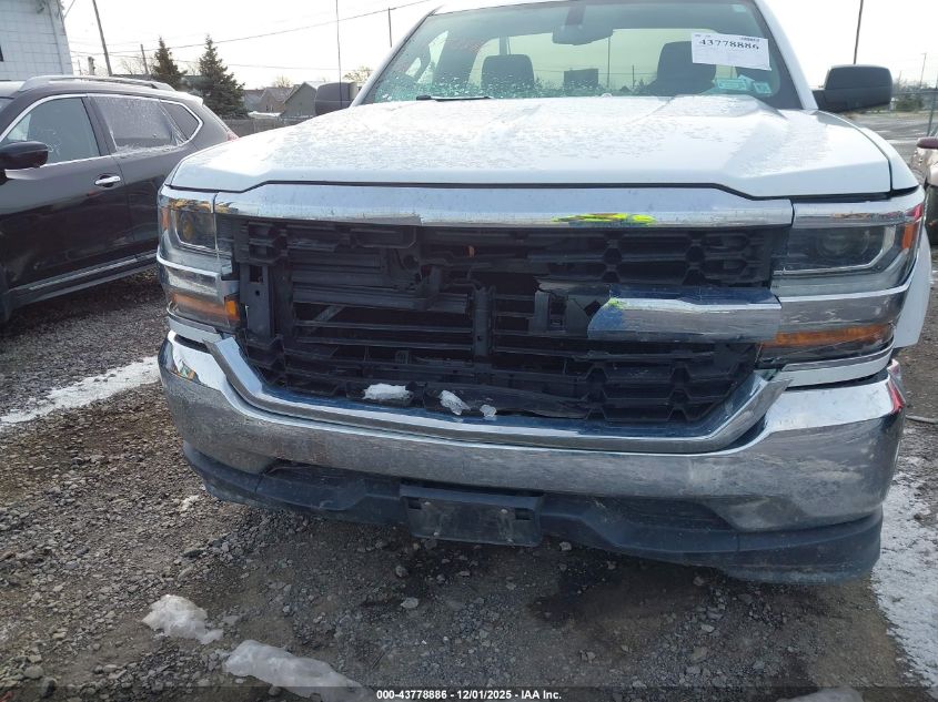 2018 Chevrolet Silverado 1500 Ls VIN: 1GCNCNEH4JZ145824 Lot: 43778886