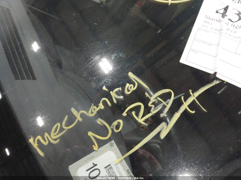 2012 Jeep Liberty Sport VIN: 1C4PJMAK7CW118700 Lot: 43778898