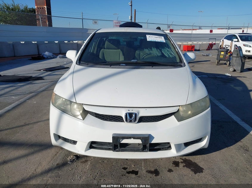 2009 Honda Civic Lx VIN: 19XFA16599E015942 Lot: 43778918