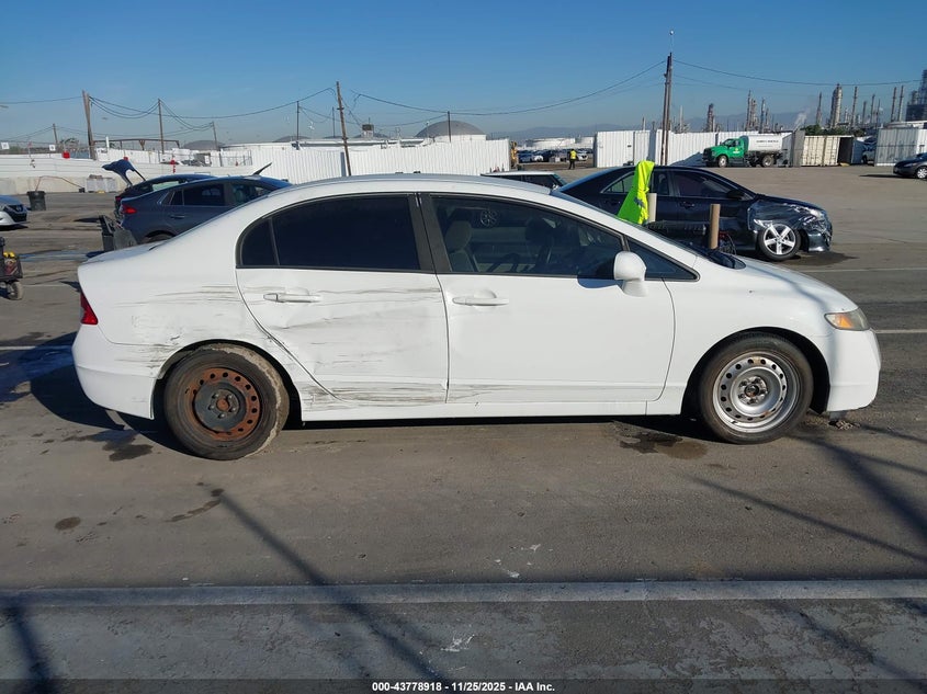 2009 Honda Civic Lx VIN: 19XFA16599E015942 Lot: 43778918