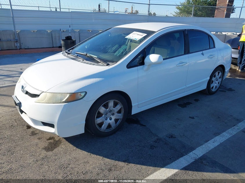 19XFA16599E015942 2009 HONDA CIVIC photo no. 2