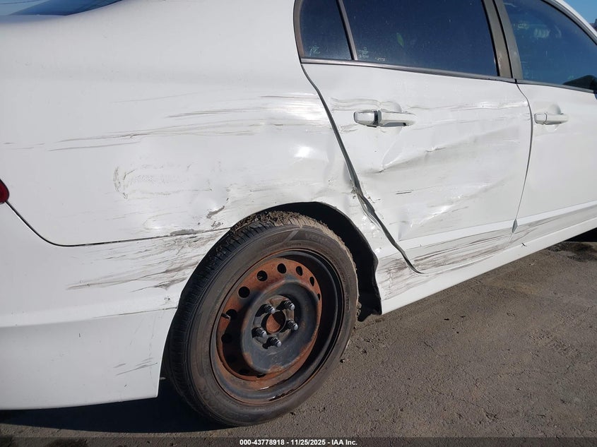 2009 Honda Civic Lx VIN: 19XFA16599E015942 Lot: 43778918