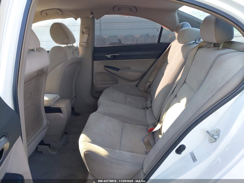 2009 Honda Civic Lx VIN: 19XFA16599E015942 Lot: 43778918