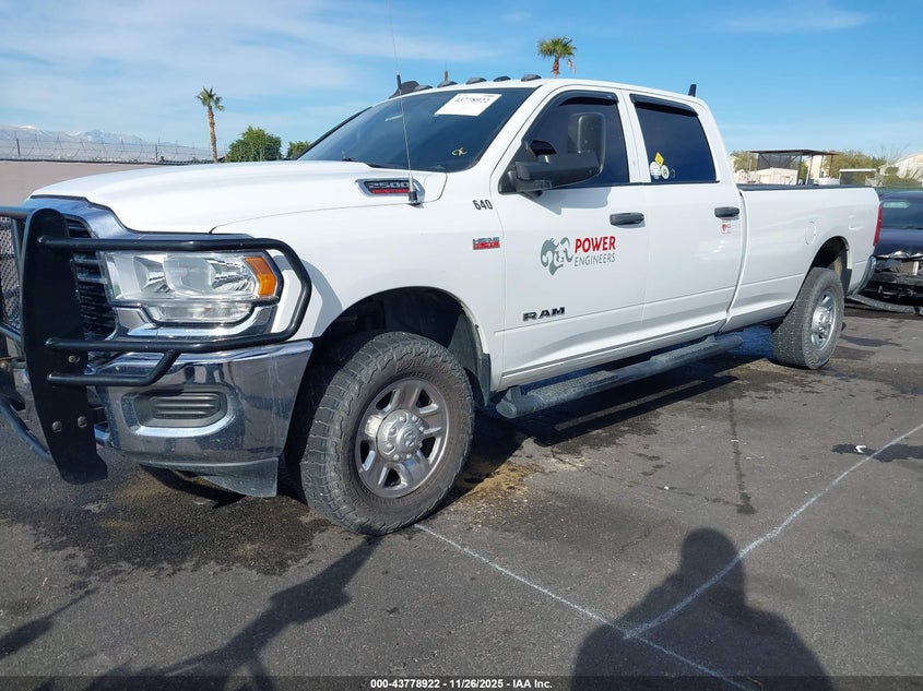 2021 Ram 2500 Tradesman 4X4 8' Box VIN: 3C6UR5HJ5MG532676 Lot: 43778922