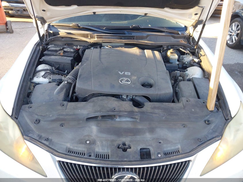 2008 Lexus Is 250 VIN: JTHBK262085062163 Lot: 43778983