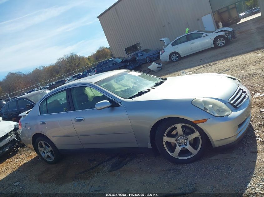 2004 Infiniti G35 VIN: JNKCV51E54M612570 Lot: 43779003