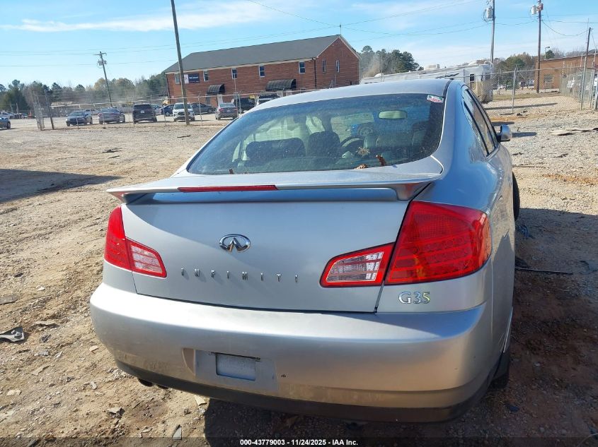 2004 Infiniti G35 VIN: JNKCV51E54M612570 Lot: 43779003