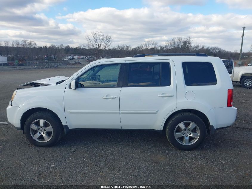 2011 Honda Pilot Ex-L VIN: 5FNYF4H5XBB010032 Lot: 43779034