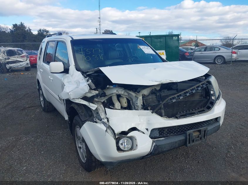 2011 Honda Pilot Ex-L VIN: 5FNYF4H5XBB010032 Lot: 43779034