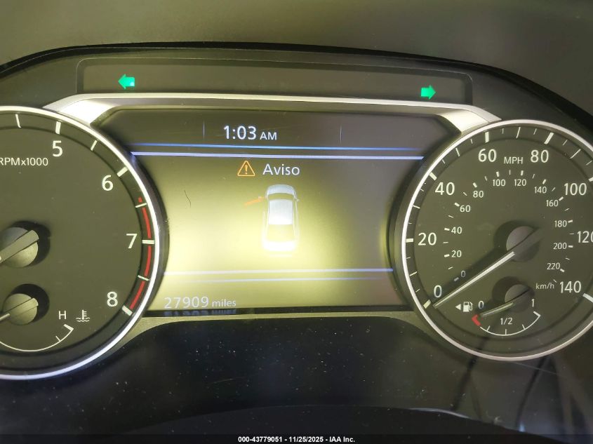 2025 Nissan Altima Sv Awd VIN: 1N4BL4DWXSN331895 Lot: 43779051