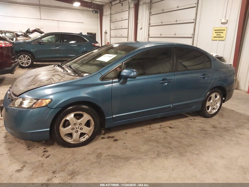 2008 Honda Civic Lx VIN: 1HGFA16568L116136 Lot: 43779089