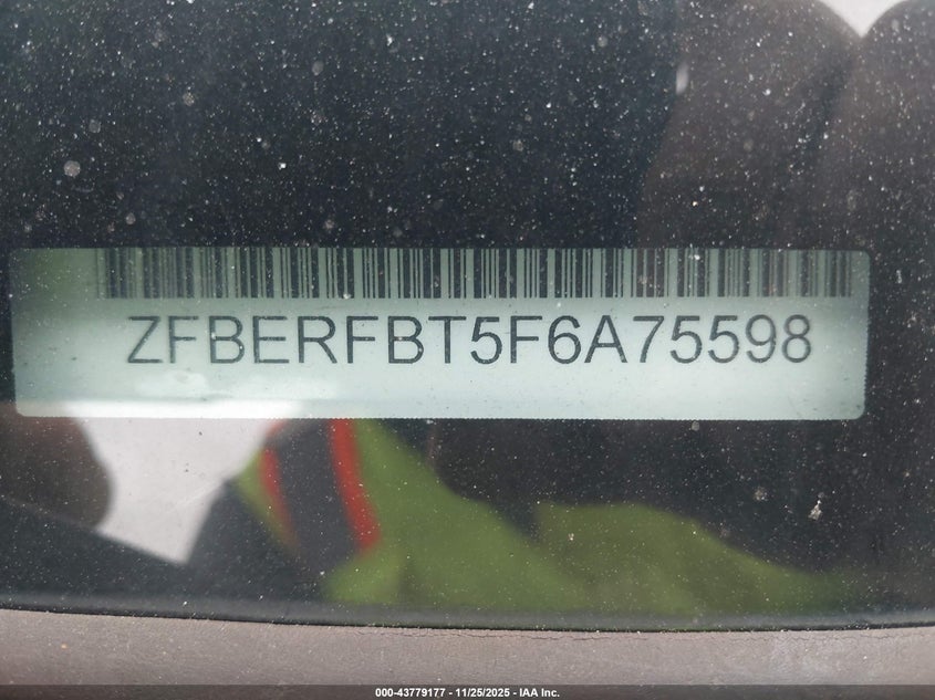 2015 Ram Promaster City Tradesman Slt VIN: ZFBERFBT5F6A75598 Lot: 43779177