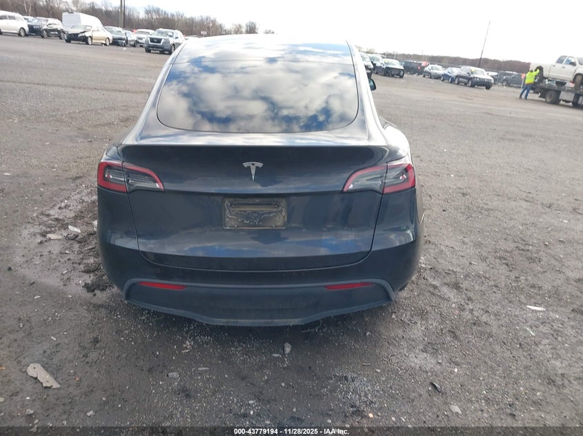 2025 Tesla Model Y Long Range Dual Motor Rear-Wheel Drive VIN: 7SAYGDED0SF267681 Lot: 43779194