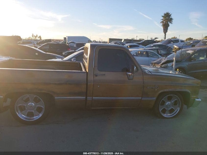 1985 Chevrolet C10 VIN: 1GCCC14N5FS136105 Lot: 43779313