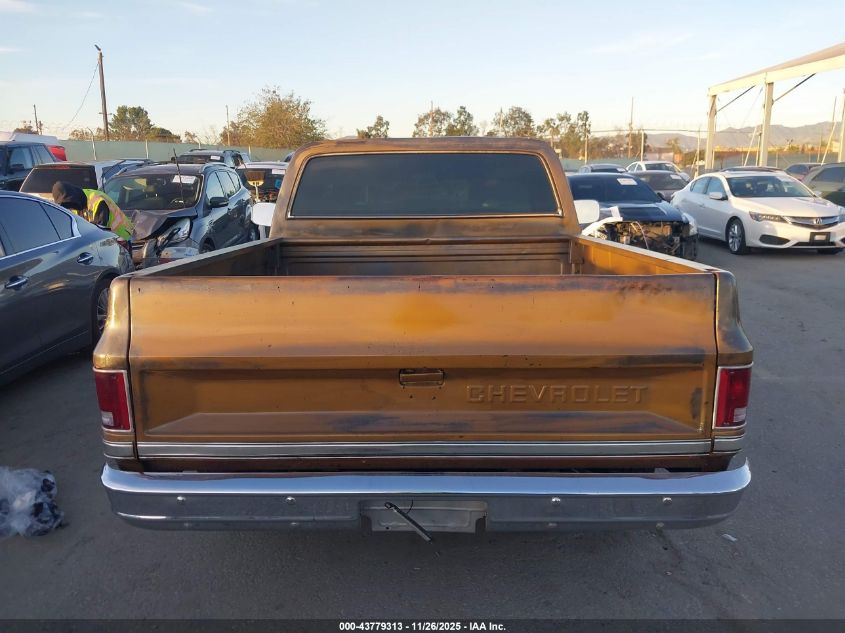 1985 Chevrolet C10 VIN: 1GCCC14N5FS136105 Lot: 43779313