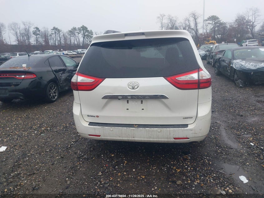 2016 Toyota Sienna Limited Premium 7 Passenger VIN: 5TDYK3DC6GS698608 Lot: 43779404