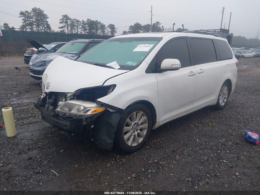 2016 Toyota Sienna Limited Premium 7 Passenger VIN: 5TDYK3DC6GS698608 Lot: 43779404