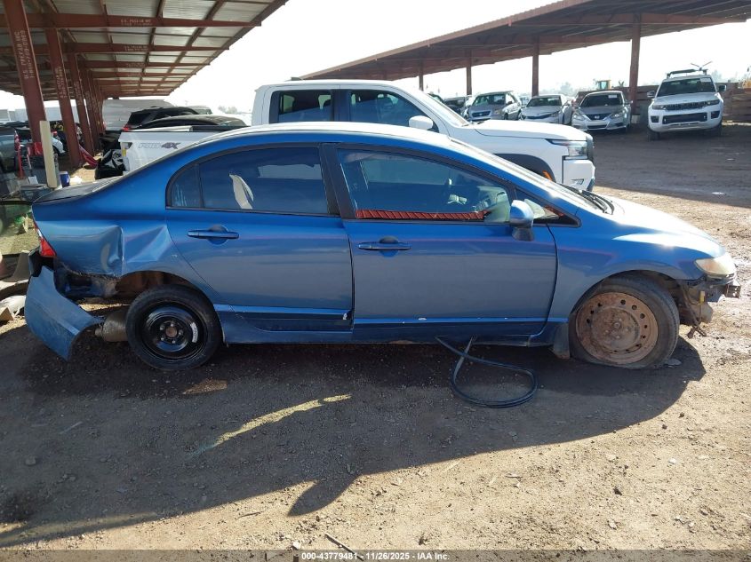2009 Honda Civic Lx VIN: 1HGFA16559L012528 Lot: 43779481