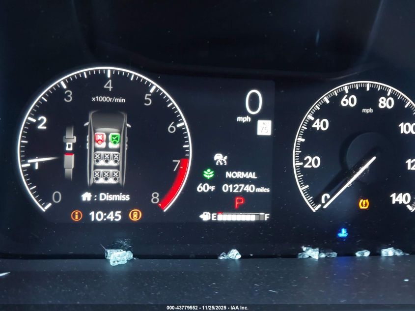 2025 Honda Odyssey Ex-L VIN: 5FNRL6H61SB057290 Lot: 43779552