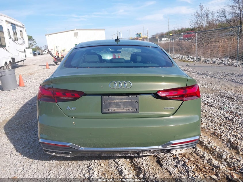 2024 Audi A5 Sportback Premium Plus 45 Tfsi Quattro S Tronic VIN: WAUFACF55RA098314 Lot: 43779561