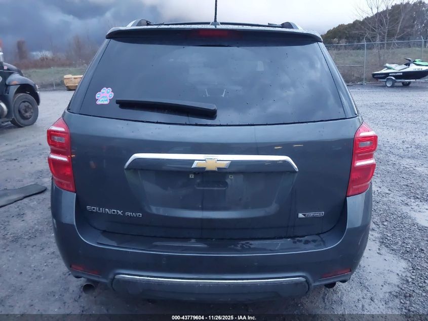 2017 Chevrolet Equinox Premier VIN: 2GNFLGE35H6152279 Lot: 43779604