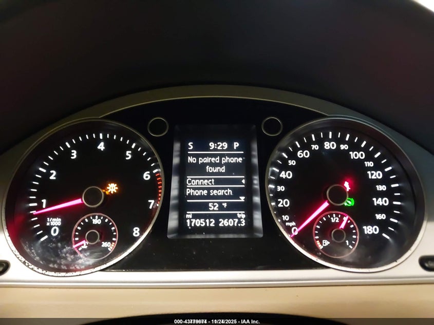 2013 VOLKSWAGEN CC auction photo 7