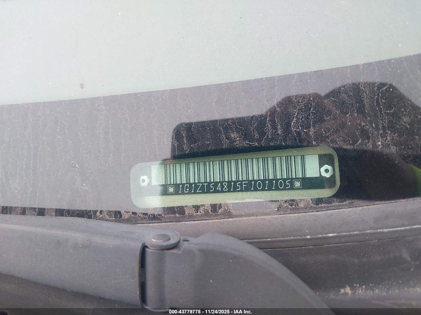 2005 Chevrolet Malibu Ls VIN: 1G1ZT54815F101105 Lot: 43779778