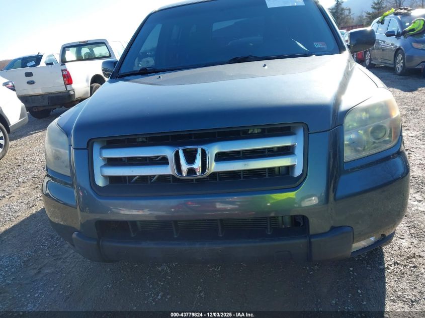 2006 Honda Pilot Ex VIN: 2HKYF18456H558890 Lot: 43779824