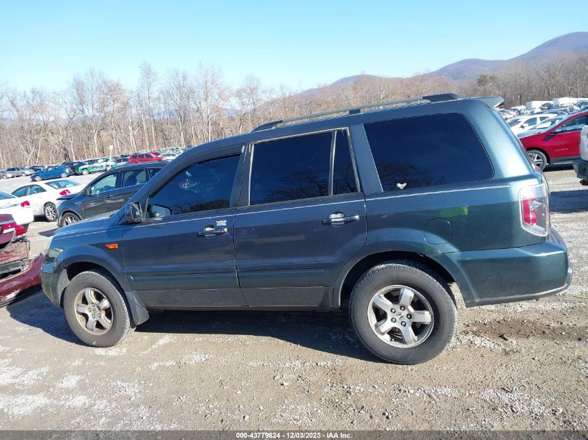 2006 Honda Pilot Ex VIN: 2HKYF18456H558890 Lot: 43779824