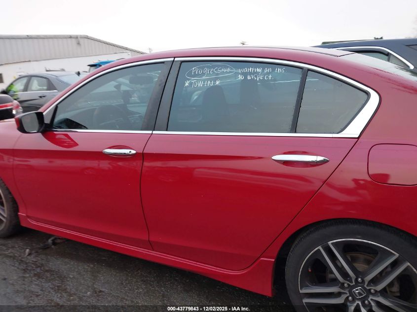 2016 Honda Accord Sport VIN: 1HGCR2F59GA099232 Lot: 43779843