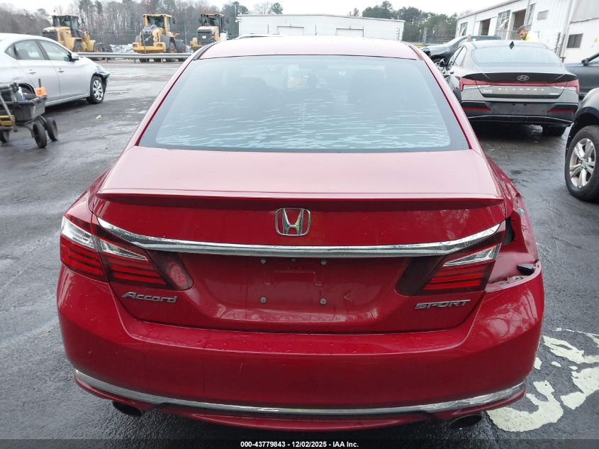 2016 Honda Accord Sport VIN: 1HGCR2F59GA099232 Lot: 43779843
