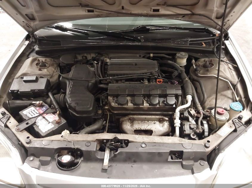 2002 Honda Civic Lx VIN: 1HGES16512L064396 Lot: 43779928