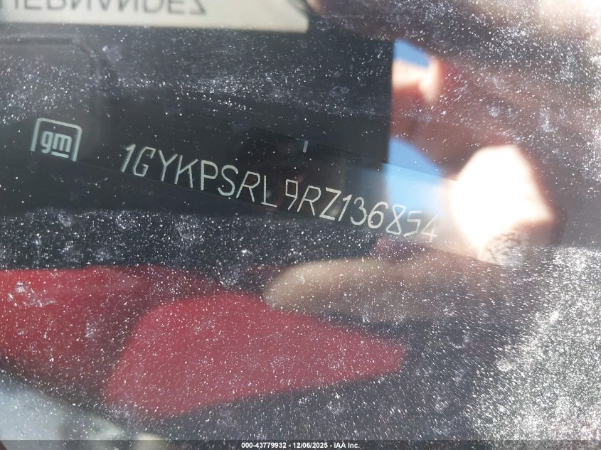 2024 Cadillac Lyriq Luxury W/1Se VIN: 1GYKPSRL9RZ136854 Lot: 43779932