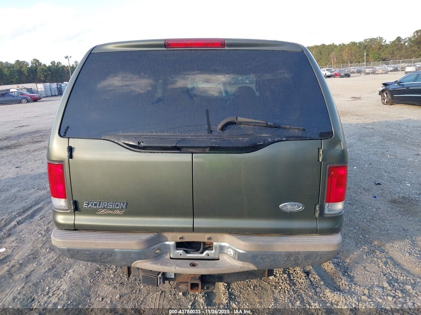 2000 Ford Excursion Limited VIN: 1FMNU42S0YEC52423 Lot: 43780033