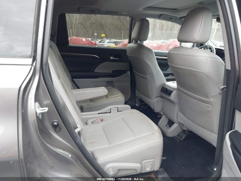 2016 Toyota Highlander Limited V6 VIN: 5TDDKRFHXGS303050 Lot: 43780063