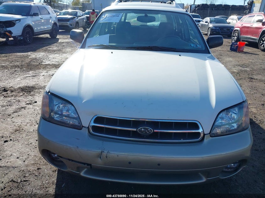 2000 Subaru Outback VIN: 4S3BH6757Y7671688 Lot: 43780090