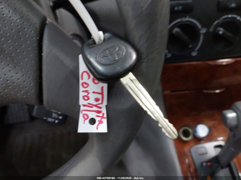 2006 Toyota Corolla Le VIN: 2T1BR32E26C570833 Lot: 43780168