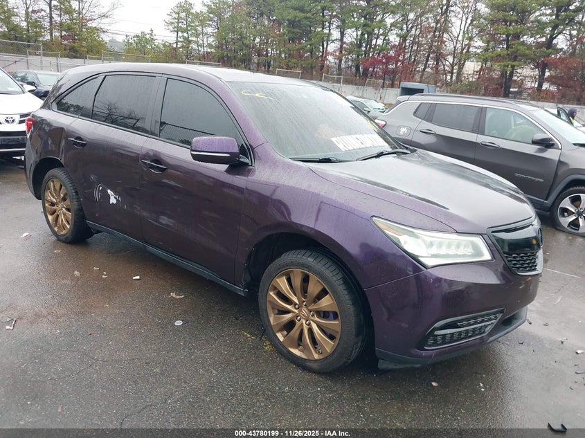 ACURA MDX TECHNOLOGY ACURAWATCH PLUS PACKAGES/TECHNOLOGY PACKAGE