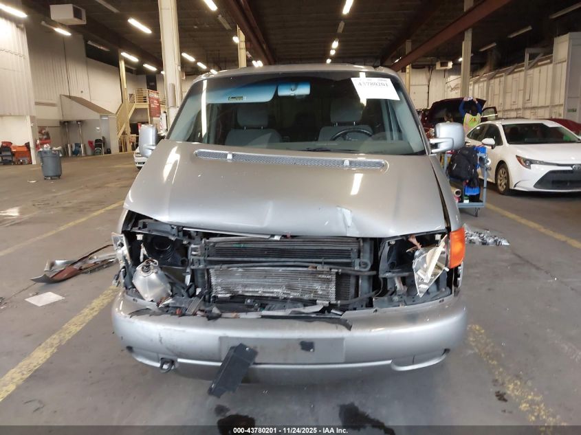 2000 Volkswagen Eurovan Mv VIN: WV2MH4700YH129748 Lot: 43780201