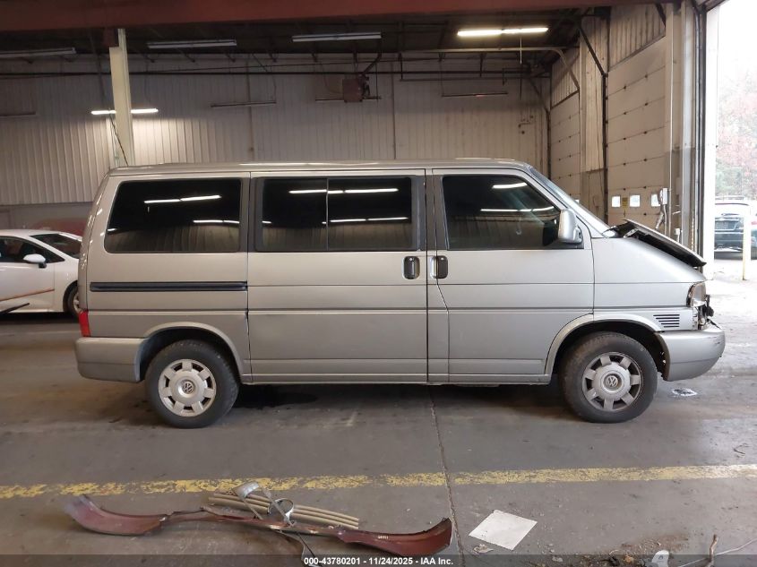 2000 Volkswagen Eurovan Mv VIN: WV2MH4700YH129748 Lot: 43780201