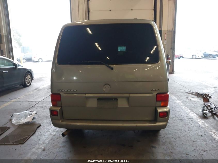 2000 Volkswagen Eurovan Mv VIN: WV2MH4700YH129748 Lot: 43780201