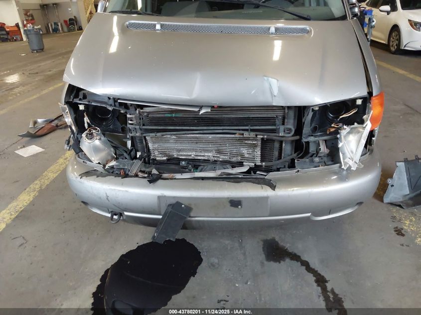 2000 Volkswagen Eurovan Mv VIN: WV2MH4700YH129748 Lot: 43780201