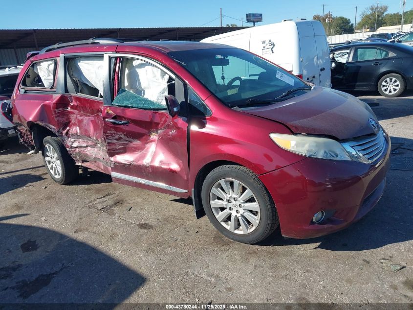 TOYOTA SIENNA LIMITED V6 7 PASSENGER
