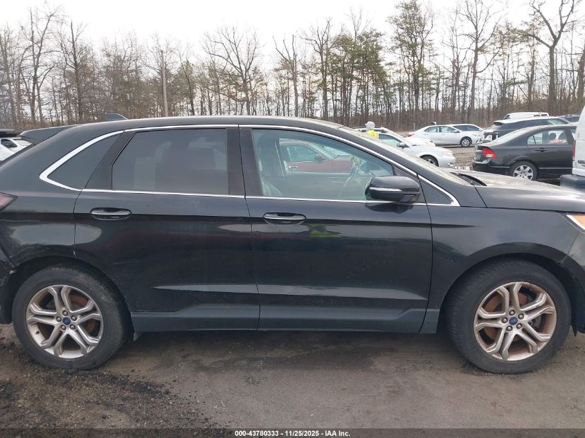 2015 Ford Edge Titanium VIN: 2FMTK4K85FBB48195 Lot: 43780333