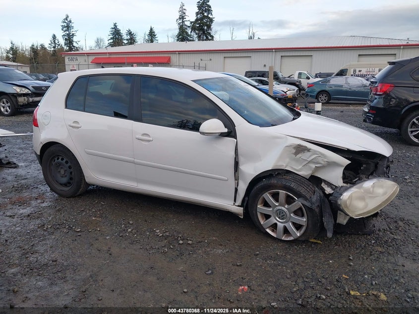 2007 Volkswagen Rabbit 4-Door VIN: WVWDR71K37W206694 Lot: 43780368