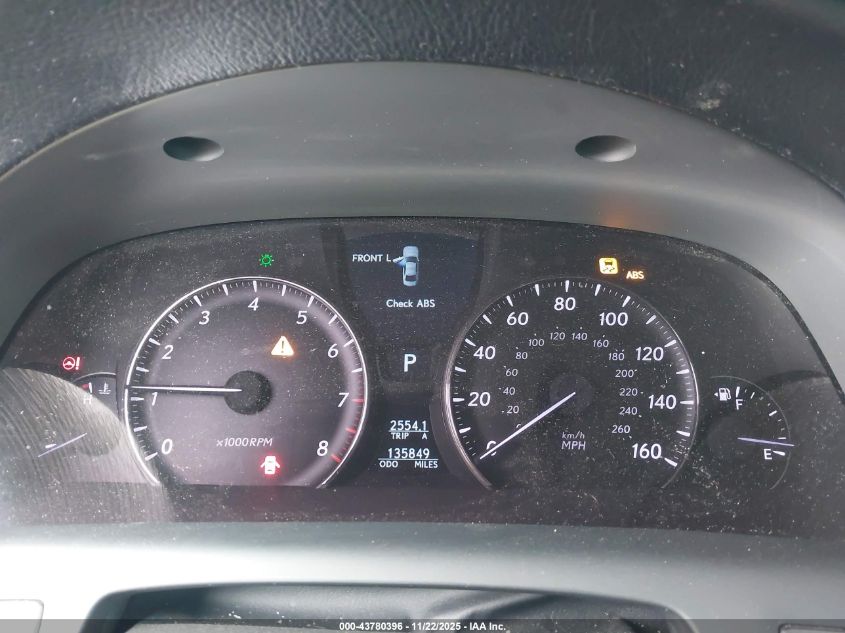 2007 Lexus Ls 460 VIN: JTHBL46FX75019346 Lot: 43780396