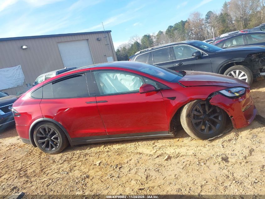 2024 Tesla Model X Long Range VIN: 7SAXCDE54RF440628 Lot: 43780402