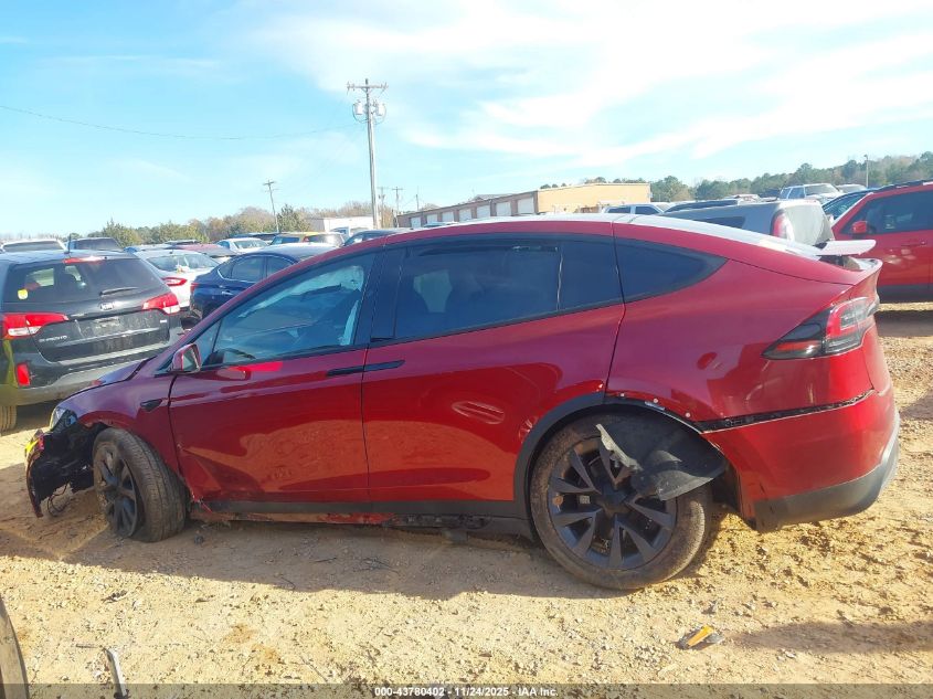 2024 Tesla Model X Long Range VIN: 7SAXCDE54RF440628 Lot: 43780402